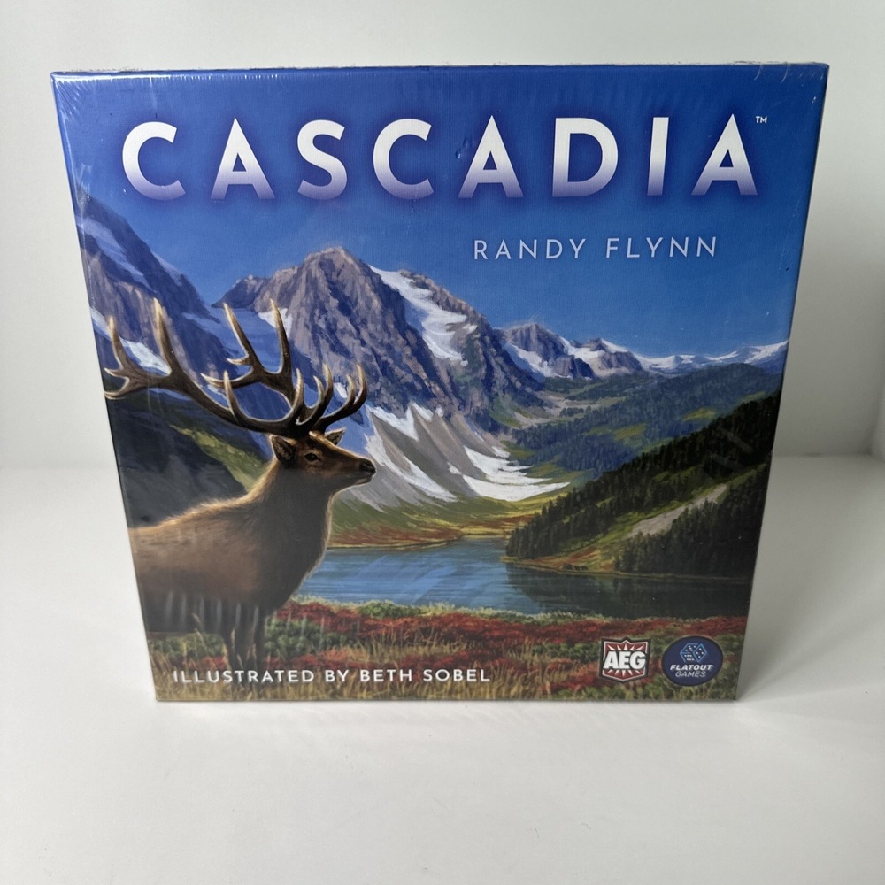 Cascadia: A Game By Randy Flynn BRAND NEW/ FACTORY SEALED. AEG 7098.Ships Today.